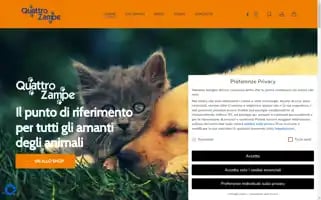 Quattrozampestore.com Screenshot 2024-04-26 03:27:19