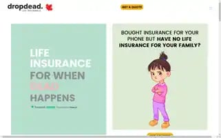 Dropdeadlifeinsurance.ca Screenshot 2024-07-03 20:41:13