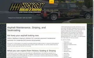 Hickorysealingandstriping.com Screenshot 2024-04-14 20:45:35