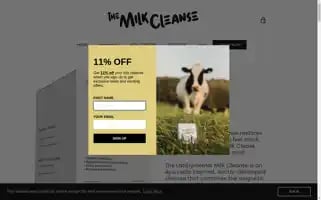 Themilkcleanse.com Screenshot 2024-05-05 03:34:36