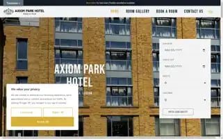 Axiomparkhotel.co.uk Screenshot 2024-04-18 11:05:22