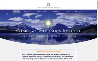 Clearlightmeditation.org Screenshot 2024-06-11 06:34:26
