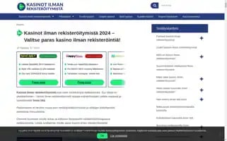 Kasinot-ilman-rekisteroitymista.com Screenshot 2024-07-07 18:59:09