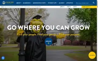 Coker.edu Screenshot 2024-07-06 15:44:53