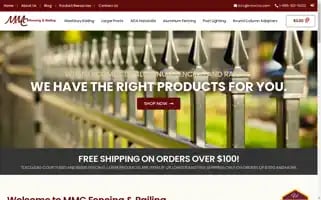 Mmcfencingandrailing.com Screenshot 2024-06-29 15:21:32