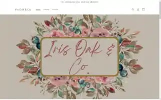 Irisoakandco.com Screenshot 2024-04-27 06:43:16
