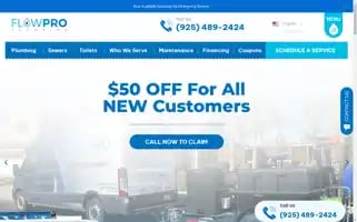 Flowpro-plumbing.com Screenshot 2024-05-15 22:31:59