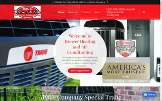 Brewerheatingandair.com Screenshot 2024-05-15 15:29:33