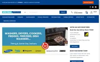 Spectrumdomesticappliances.co.uk Screenshot 2024-05-23 10:04:12