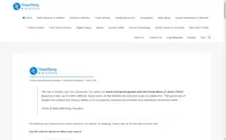 Threethirtyministries.com Screenshot 2024-05-14 12:09:59