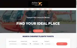 Airlinetravelcentreltd.com Screenshot 2024-04-17 13:43:24
