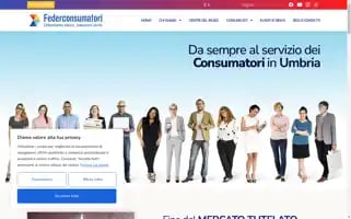 Federconsumatoriumbria.it Screenshot 2024-05-09 16:46:40