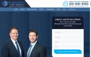 Eisenberglawgrouppc.com Screenshot 2024-05-17 03:40:36