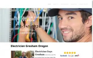 Greshamelectricianpros.com Screenshot 2024-07-06 10:52:48