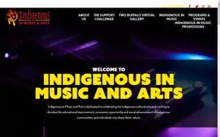 Indigenousinmusicandarts.org Screenshot 2024-07-03 20:46:47
