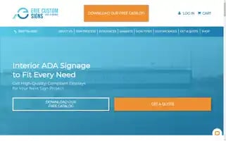 Eriecustomsigns.com Screenshot 2024-06-12 16:40:44