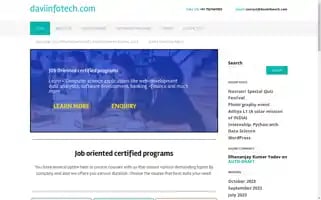 Daviinfotech.com Screenshot 2024-05-25 16:00:29