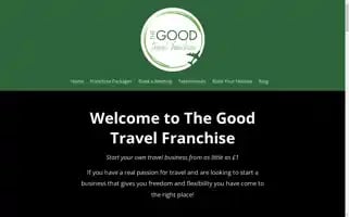 Thegoodtravelfranchise.co.uk Screenshot 2024-04-17 16:09:58