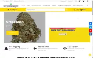 Weedhubonline.com Screenshot 2024-05-26 11:07:47