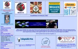 Giveadogahome-rescue.org Screenshot 2024-07-01 11:30:49