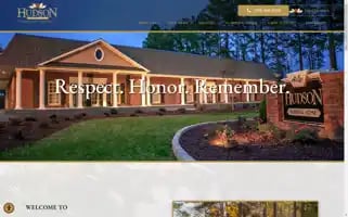 Hudsonfuneralhome.com Screenshot 2024-07-05 00:06:18