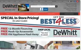 Dewhittappliance.com Screenshot 2024-05-09 09:39:43