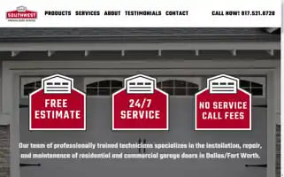 Southwestgaragedoorrepair.com Screenshot 2024-07-01 00:35:58