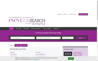 Eventjobsearch.co.uk Screenshot 2024-05-09 15:18:54