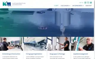 Km-blechbearbeitung.de Screenshot 2024-06-28 05:39:57