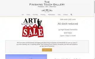 Finishingtouchgallery.com.au Screenshot 2024-06-12 13:34:43