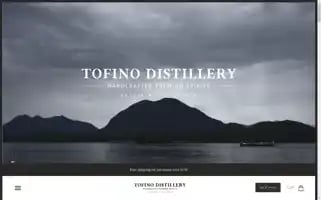 Tofinocraftdistillery.com Screenshot 2024-05-04 20:58:39