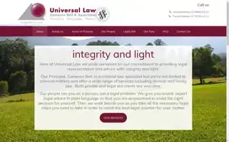 Universallaw.com.au Screenshot 2024-07-04 06:24:06
