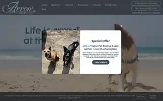 Arrowvetclinic.com Screenshot 2024-07-02 07:55:58