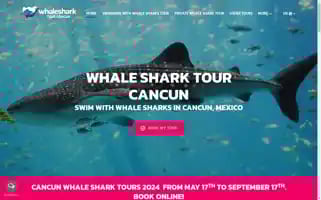 Whalesharktourcancun.com Screenshot 2024-04-15 23:26:06