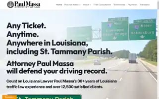Sttammanyparishtraffictickets.com Screenshot 2024-04-17 10:26:28