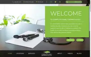 Completefamilydermatology.com Screenshot 2024-06-13 16:10:28