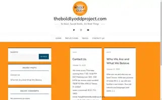 Theboldlyoddproject.com Screenshot 2024-05-27 15:52:53