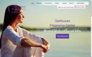 Opelousaspregnancycenter.org Screenshot 2024-07-09 13:07:32