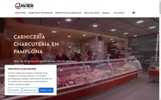 Carniceriajaviersanz.es Screenshot 2024-05-18 13:13:21