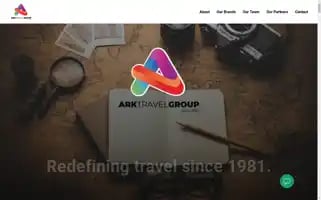 Thearktravelgroup.com Screenshot 2024-04-25 13:41:36