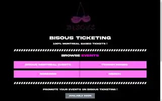 Bisousticketing.com Screenshot 2024-04-14 12:16:41