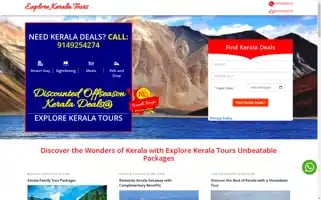 Explorekeralatours.online Screenshot 2024-04-14 10:06:50