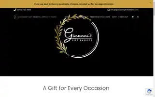 Giovannisgiftbaskets.com Screenshot 2024-07-09 14:26:29