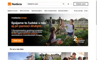 Nadaciaorange.sk Screenshot 2024-06-30 13:22:34