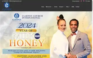 Claypotchurchint.com Screenshot 2024-06-14 18:17:31