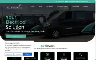 Your-electrical-solution.co.uk Screenshot 2024-07-09 19:34:19