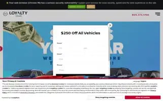 Loyaltynissanrichmond.com Screenshot 2024-05-12 19:17:44
