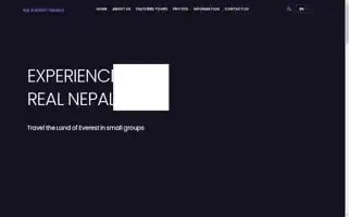 Nb-everesttravels.com Screenshot 2024-04-16 17:25:17