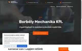 Borbelymechanikakft.hu Screenshot 2024-07-09 07:54:34