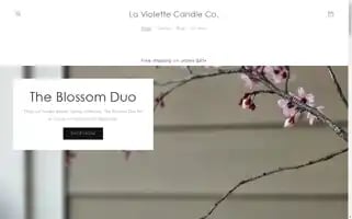 Laviolettecandleco.com Screenshot 2024-05-03 23:53:58